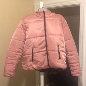 Pink Rue21 Puffer Coat Blush Puffy